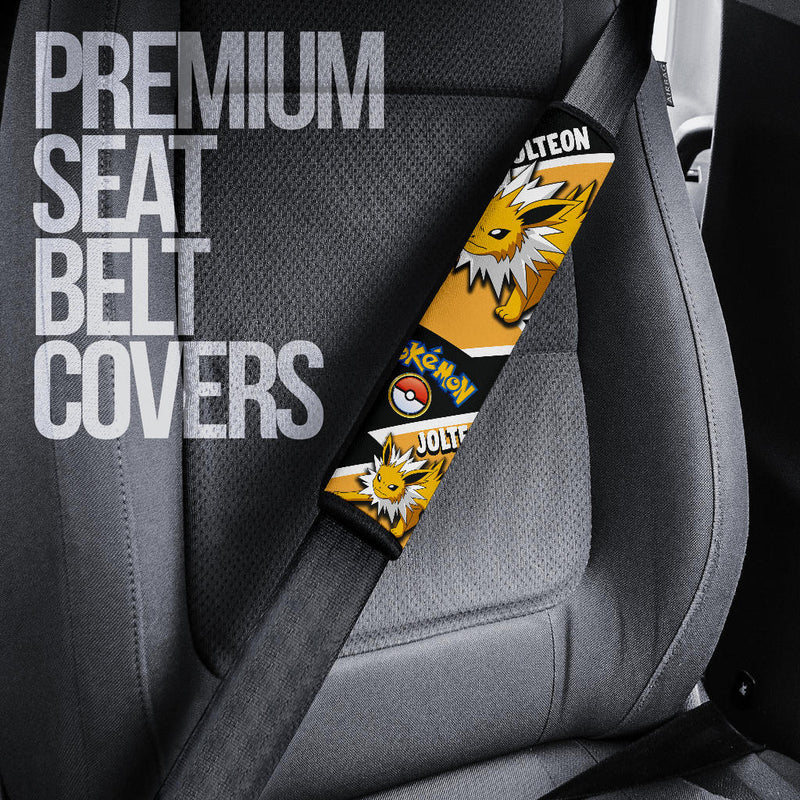 Jolteon seat belt covers Anime Pokemon Custom Car Accessories Nearkii