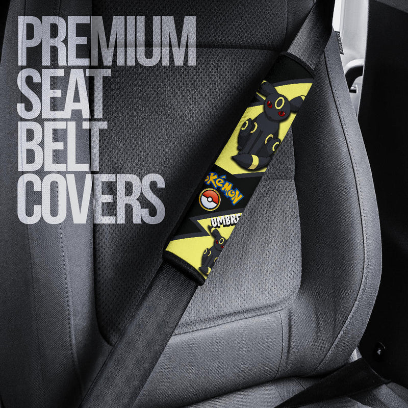 Umbreon car seat belt covers Anime Pokemon Custom Car Accessories Nearkii