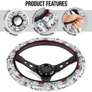 Mice Love Paris Romantic Premium Car Steering Wheel Cover Nearkii