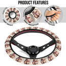 Chipi Doma And Kokushibo Demon Slayer Anime Car Steering Wheel Cover1 Nearkii