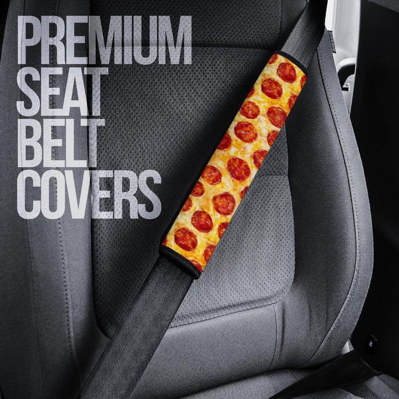Pizza Premium Custom Car Seat Belt Covers Nearkii