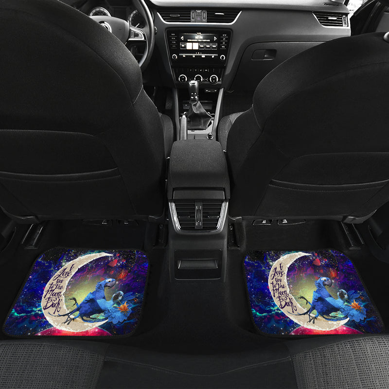 Rio Blu and Jewel Love You To The Moon Galaxy Car Floor Mats Car Accessories Nearkii