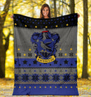 Harry Potter Ravenclaw Sign Ugly Christmas Custom Blanket Home Decor Nearkii