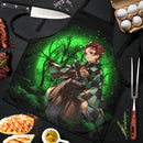 Tanjiro Moonlight Custom Apron Best Gift For Anyone Who Loves Cooking