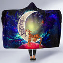 Tiger Winnie The Pooh Love You To The Moon Galaxy Economy Hooded Blanket Nearkii