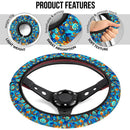Pattern Pokemon Water Blue Car Steering Wheel Cover Nearkii