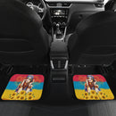 Hippie Girl Color Sunflower Car Floor Mats Car Accessories Nearkii