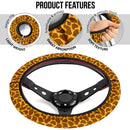 Giraffe Skin Premium Car Steering Wheel Cover Nearkii