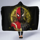 Spider Man Black Suit No Way Home 2 Moonlight Economy Hooded Blanket Nearkii