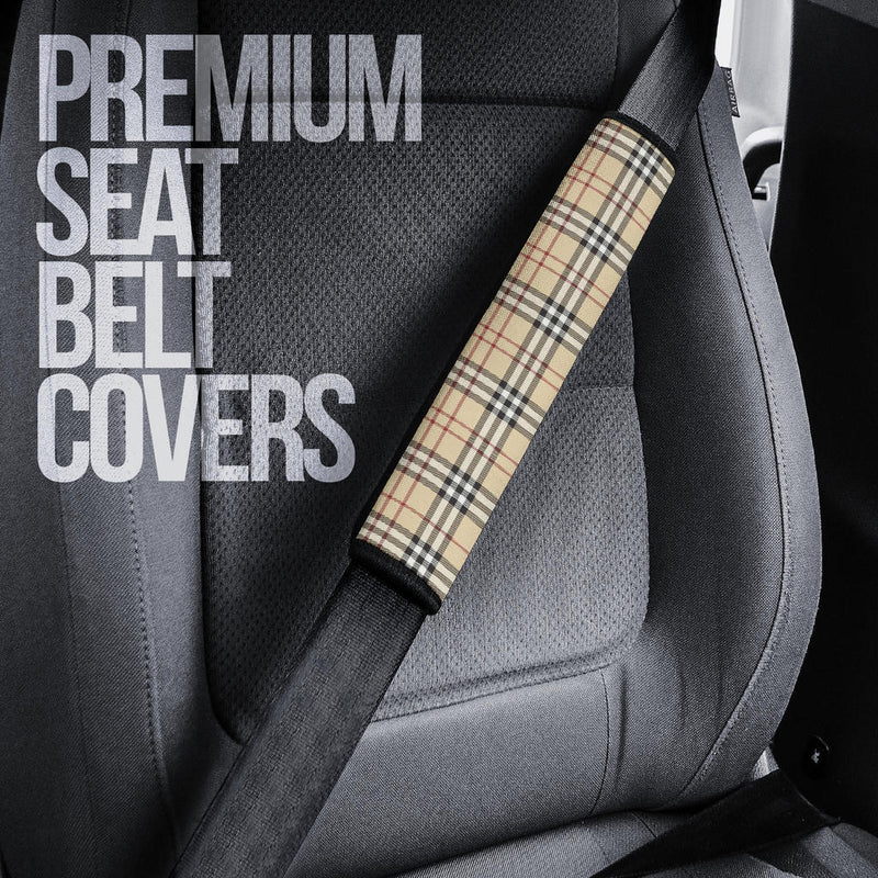 Caro Cream Premium Custom Car Seat Belt Covers Nearkii