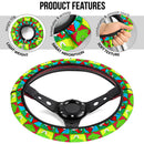 The Grinch Christmas Car Steering Wheel Cover