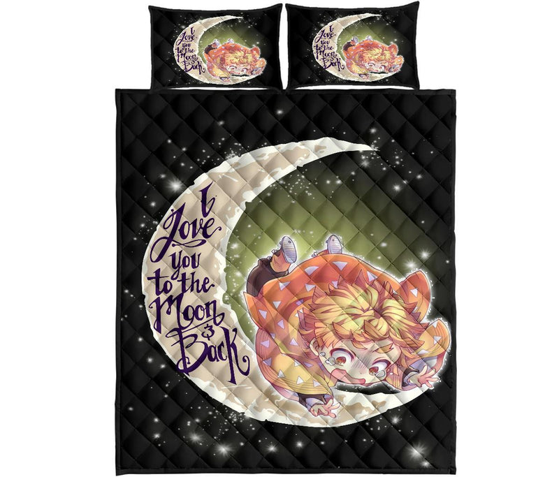 Demon Slayer To The Moon Quilt Bed Sets Nearkii