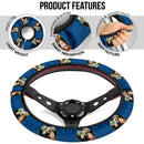 Toy Story Woody And Buzz Lightyear Christmas Premium Custom Car Steering Wheel Cover Nearkii
