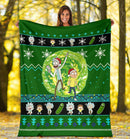 Rick And Morty Christmas Blanket Amazing Gift Idea Nearkii