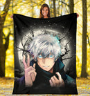 Satoru Gojo Jujutsu Kaisen Moonlight Premium Blanket Nearkii