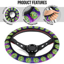 Rick And Morty Custom Car Steering Wheel Cover Nearkii