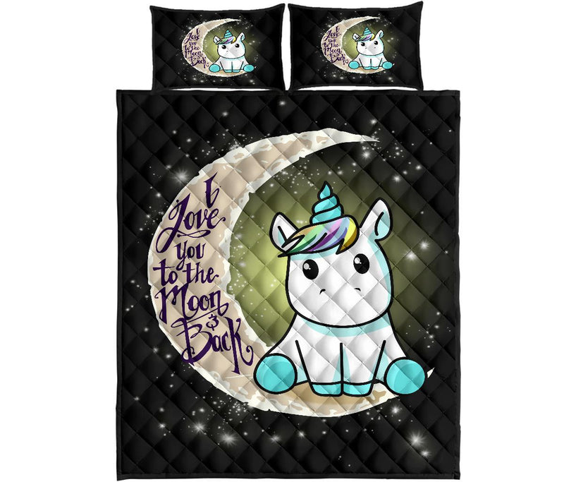 Unicorn To The Moon Quilt Bed Sets Nearkii