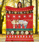 Red Golden Girls Christmas Blanket Amazing Gift Idea Nearkii