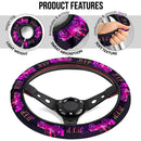 Pink Jeep Girl Galaxy Car Steering Wheel Cover Nearkii