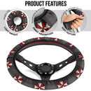 Resident Evil Umbrella Symbol Car Steering Wheel Cover Nearkii