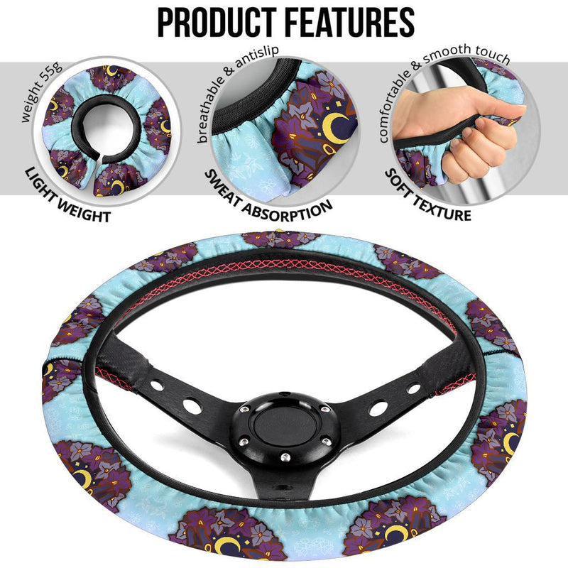 Umbreon Pokemon Car Steering Wheel Cover Nearkii