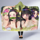 Kimetsu No Yaiba Girl 1 Economy Hooded Blanket Nearkii