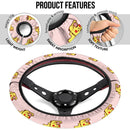 Detective Pikachu Pokemon Car Steering Wheel Cover Nearkii