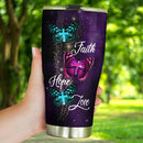 Best Custom Butterfly Faith Hope Love Personalized Tumbler Nearkii