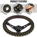 Yellow Star Premium Car Steering Wheel Cover Nearkii