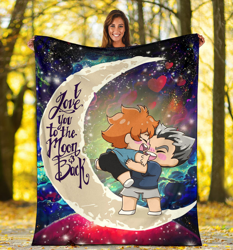 Bokuhina Love You To The Moon Galaxy Premium Blanket Nearkii