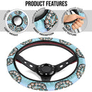 Glaceon Pokemon Car Steering Wheel Cover Nearkii