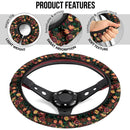 Tropical Forest Premium Car Steering Wheel Cover Nearkii