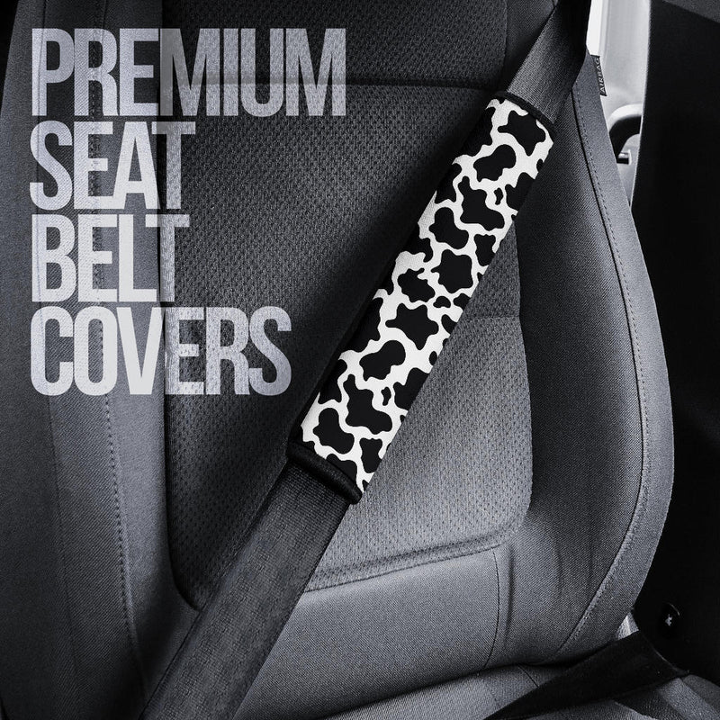Cow Skin Premium Custom Car Seat Belt Covers Nearkii