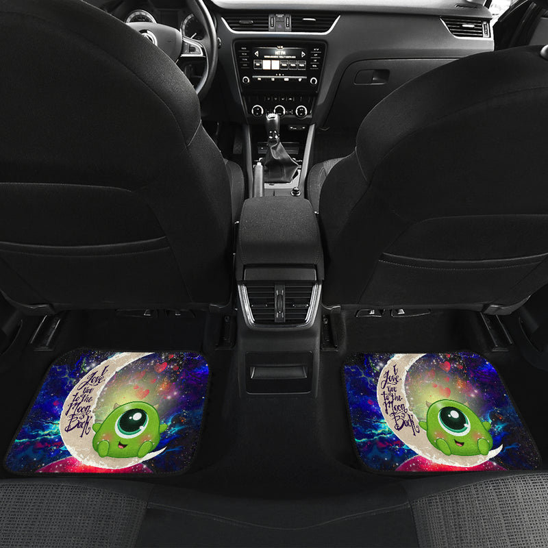 Cute Mike Monster Inc Love You To The Moon Galaxy Car Mats Nearkii
