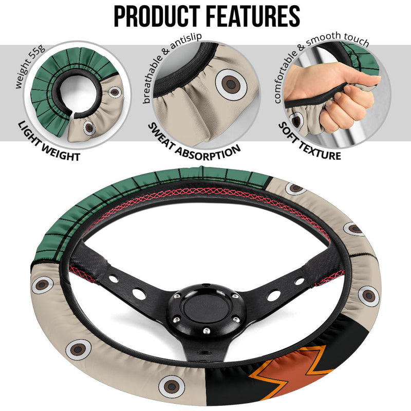 My Hero Academia Katsuki Bakugou Car Steering Wheel Cover Nearkii