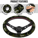 Green Jeep Car Steering Wheel Cover Nearkii