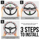 Darling In The Franxx Chibi Anime Custom Car Steering Wheel Cover Nearkii