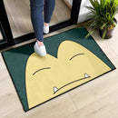 Snorlax pokemon face Doormat Nearkii