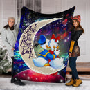 Couple Cute Duck Couple Love You To The Moon Galaxy Blanket Nearkii