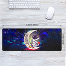 Astronaut Chibi Love You To The Moon Galaxy Mouse Mat Nearkii