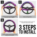 Pokemon Galaxy Umbreon Eevee Evolution Car Steering Wheel Cover Nearkii