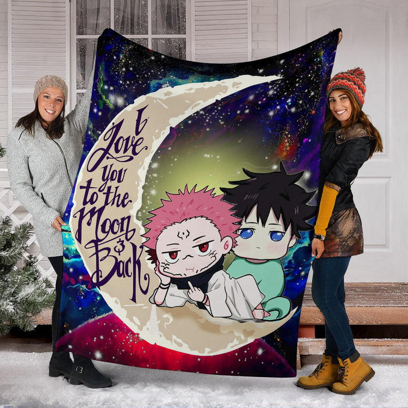 Jujutsu Kaisen Gojo Sakuna Anime Love You To The Moon Galaxy Premium Blanket Nearkii