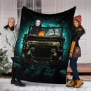 Totoro No Face Ghibli Ride Jeep Halloween Funny Anime Premium Blanket Nearkii