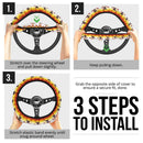 Rengoku Kyoxjuror Demon Slayer Anime Car Steering Wheel Cover 2 Nearkii