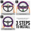 Triangle Background color Premium Car Steering Wheel Cover Nearkii
