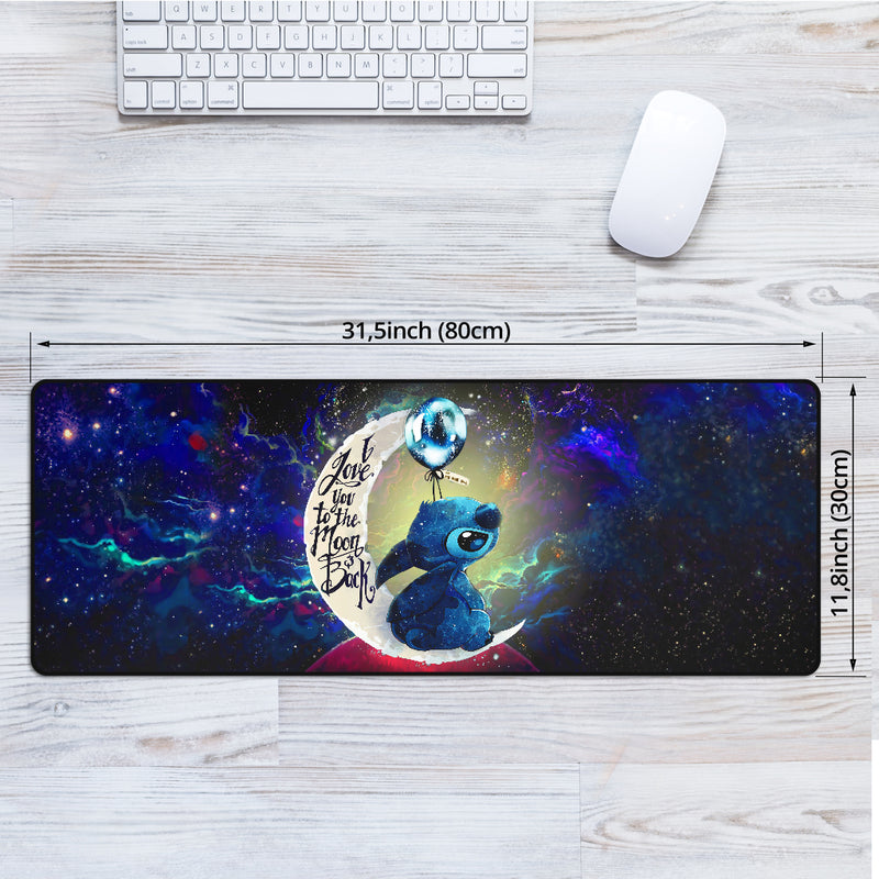 Stitch Love You To The Moon Galaxy Mouse Mat Nearkii