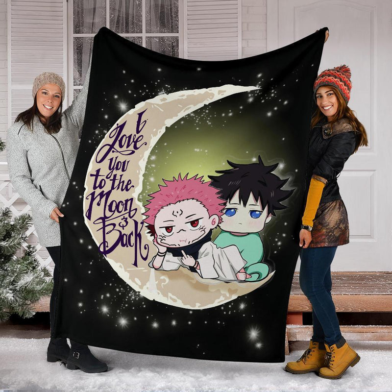 Jujutsu Kaisen Megumi Sukuna Chibi Cute Anime Premium Blanket Nearkii