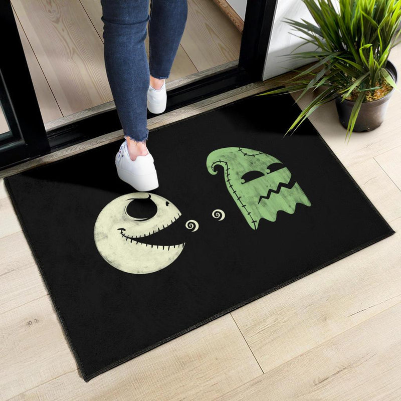 Pacman Jack Skellington Doormat Nearkii