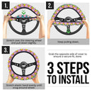 Wigglypus Pokemon Anime Custom Car Steering Wheel Cover Nearkii
