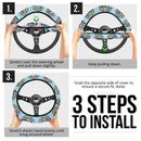 Glaceon Pokemon Car Steering Wheel Cover Nearkii